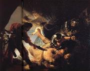 Rembrandt, The Blinding of Samson